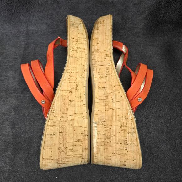 Sam Edelman Rasha Cork Wedge Slip On Thong Sandals - Picture 5 of 9